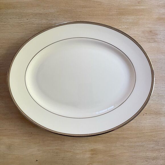 Kate Spade Lenox Sonora Knot 13” serving platter - Picture 1 of 5